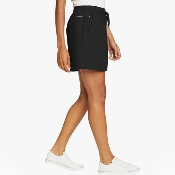 Women’s Eddie Bauer Skort Tulip Hem Black Size L - Picture 3 of 6